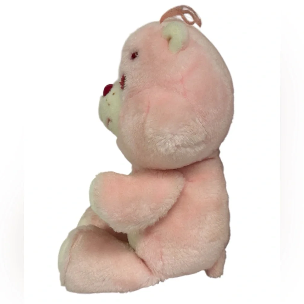 Vintage 1983 Kenner Care Bears Cheer Bear Pink Rainbow Plush Stuffed Animal 13